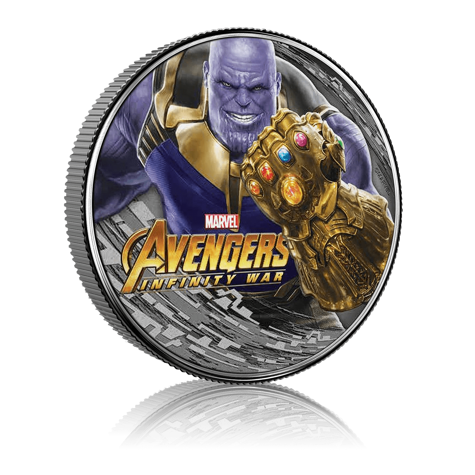 2oz Silver Perth Mint Marvel Series Thanos 2021 (Box Set) 4